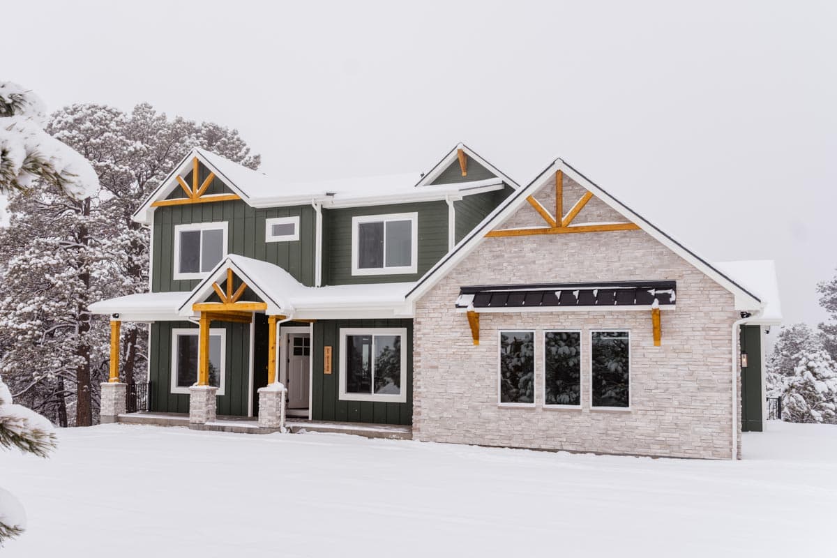 Plan 365006PED: Exclusive New American Home Plan with Private Study and Upstairs Laundry - Image #5 - Country, Craftsman, Mountain, New American, Northwest