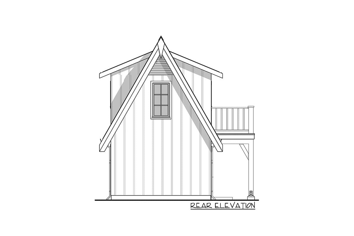 Plan 67799NWL: Alpine-style Garage with Loft Apartment - Image #6 - Carriage, Mountain, Rustic