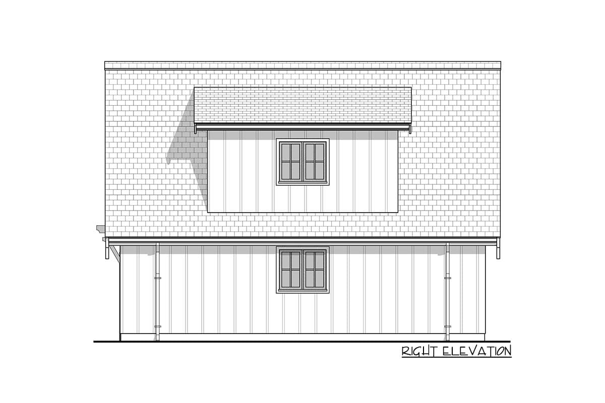Plan 67799NWL: Alpine-style Garage with Loft Apartment - Image #7 - Carriage, Mountain, Rustic
