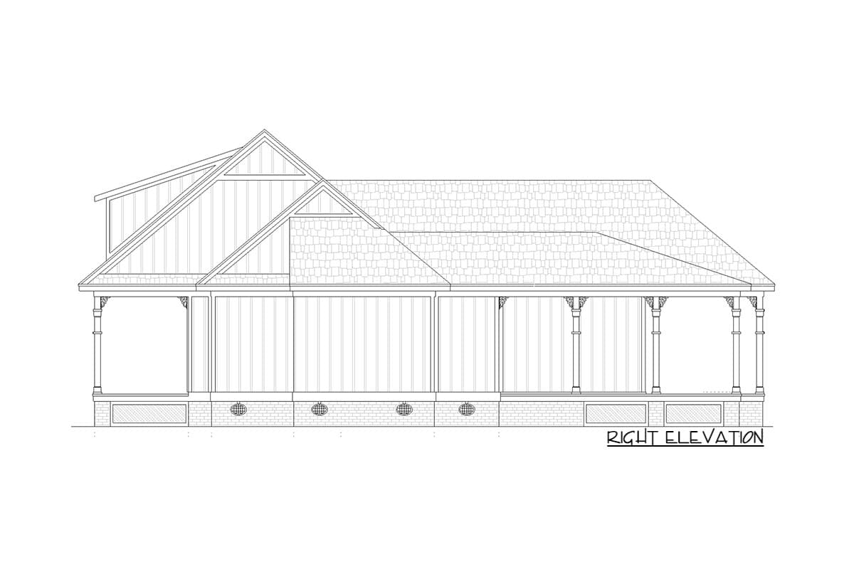 Plan 55216BR: 1-Bed House Plan With Wise Space Use - Image #10 - Cottage, Country, Vacation