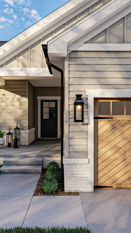 Plan 62953DJ: Affordable 2-Bed Ranch Plan with Lower Level Expansion Possibilities - 1192 Sq Ft - Image #7 - Country, Craftsman, Ranch, Traditional