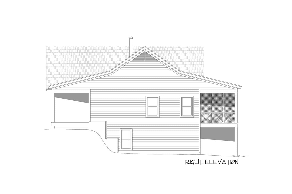 Plan 68694VR: Southern Ranch Plan with Walk-out Basement - Image #5 - Country, Farmhouse, Ranch, Southern