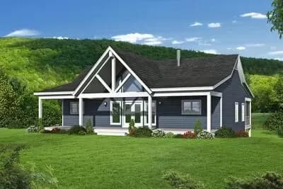 Southern Ranch Plan with Walk-out Basement