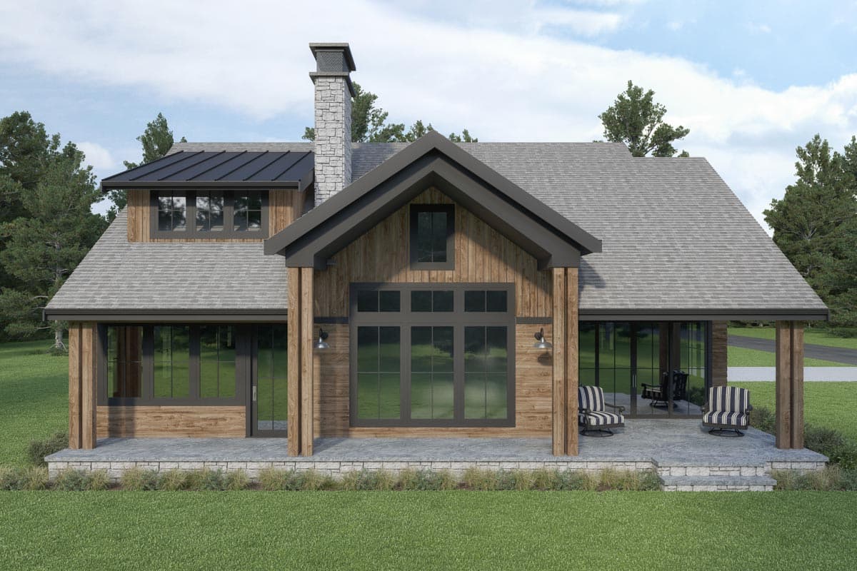 Plan 280108JWD: Mountain Craftsman House Plan with Main-floor Master - Image #6 - Craftsman, Mountain, Northwest