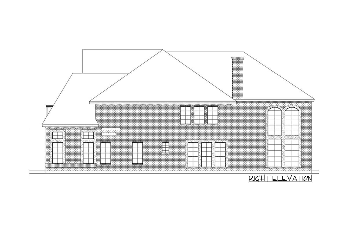 Plan 36632TX: Luxury Traditional-style House Plan with Media and Game Rooms - Image #5 - Traditional