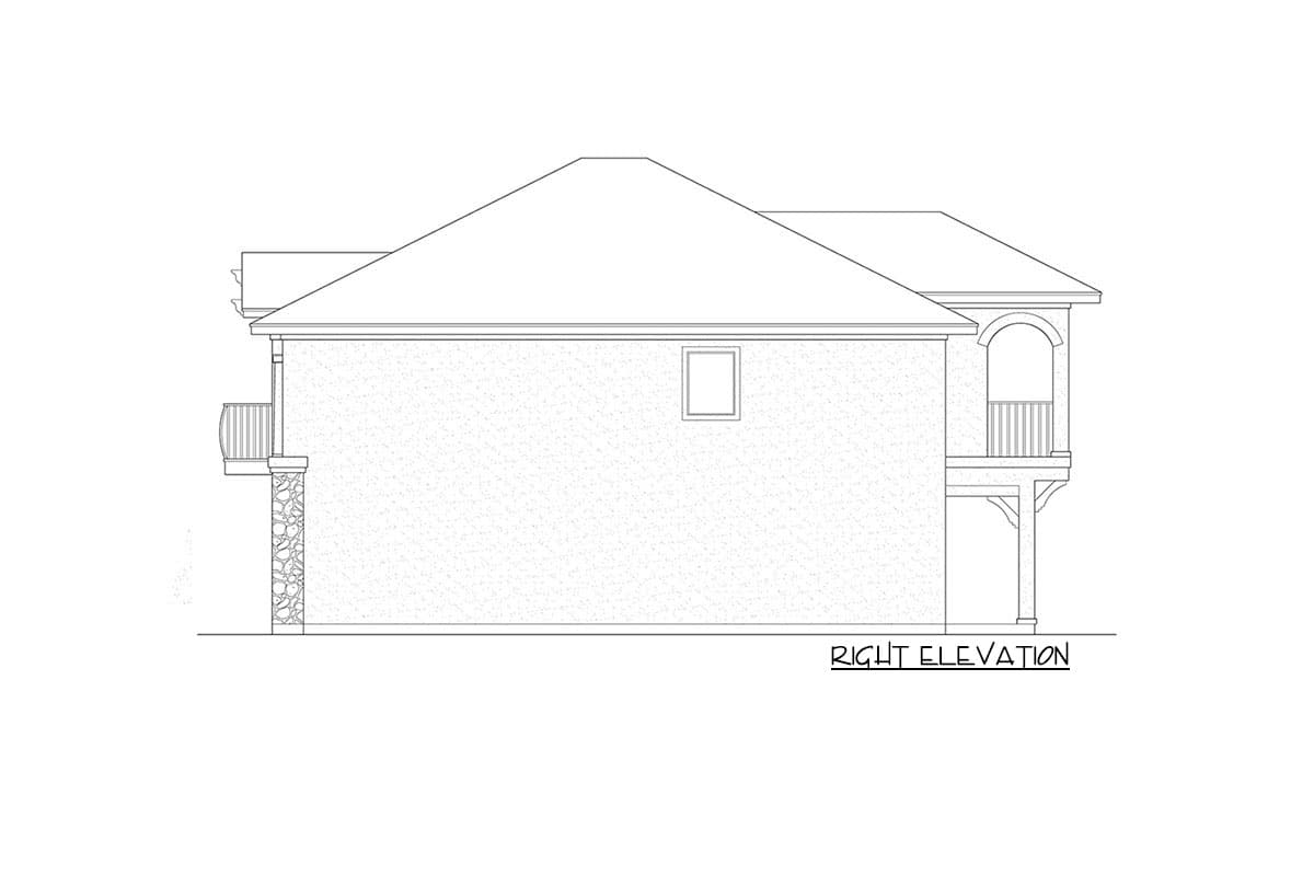 Plan 36633TX: 2-Story Mediterranean House Plan with Game Room - Image #5 - European, Florida-Style, Mediterranean, Tuscan