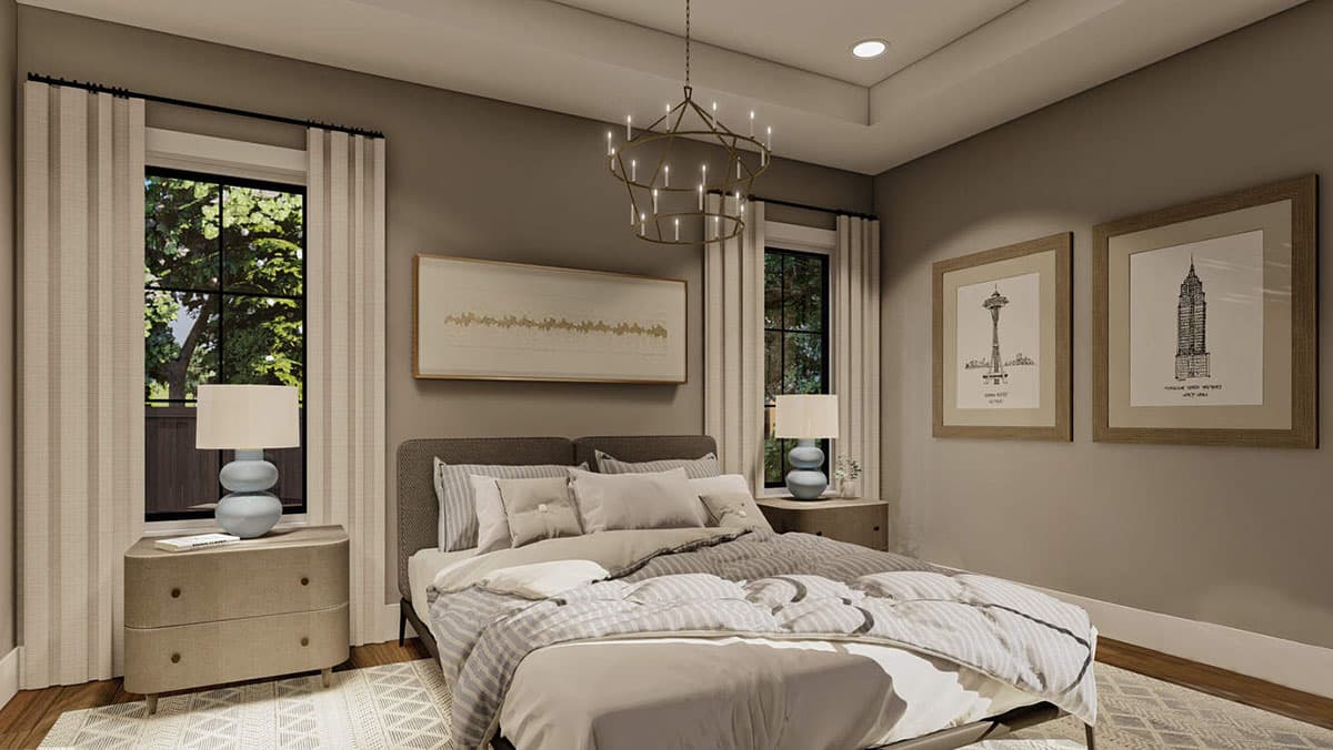 Plan 62958DJ: 4-bed Traditional House Plan with Upstairs Beds, Loft and Storage - Image #6 - Country, New American, Traditional