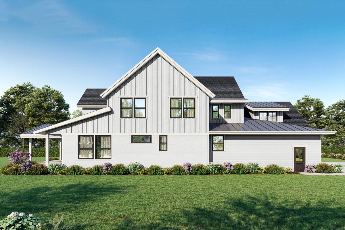 Plan 280111JWD: 4-Bed Modern Farmhouse Plan with Dynamic Exterior - Image #44 - Country, Craftsman, Farmhouse, Modern Farmhouse, New American, Northwest, Transitional