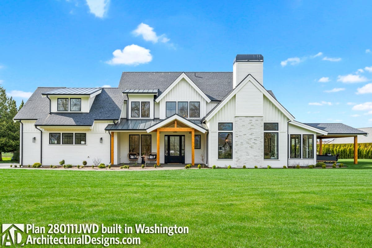 build gallery item - Modern Farmhouse Plan 280111JWD Comes to Life in Washington 