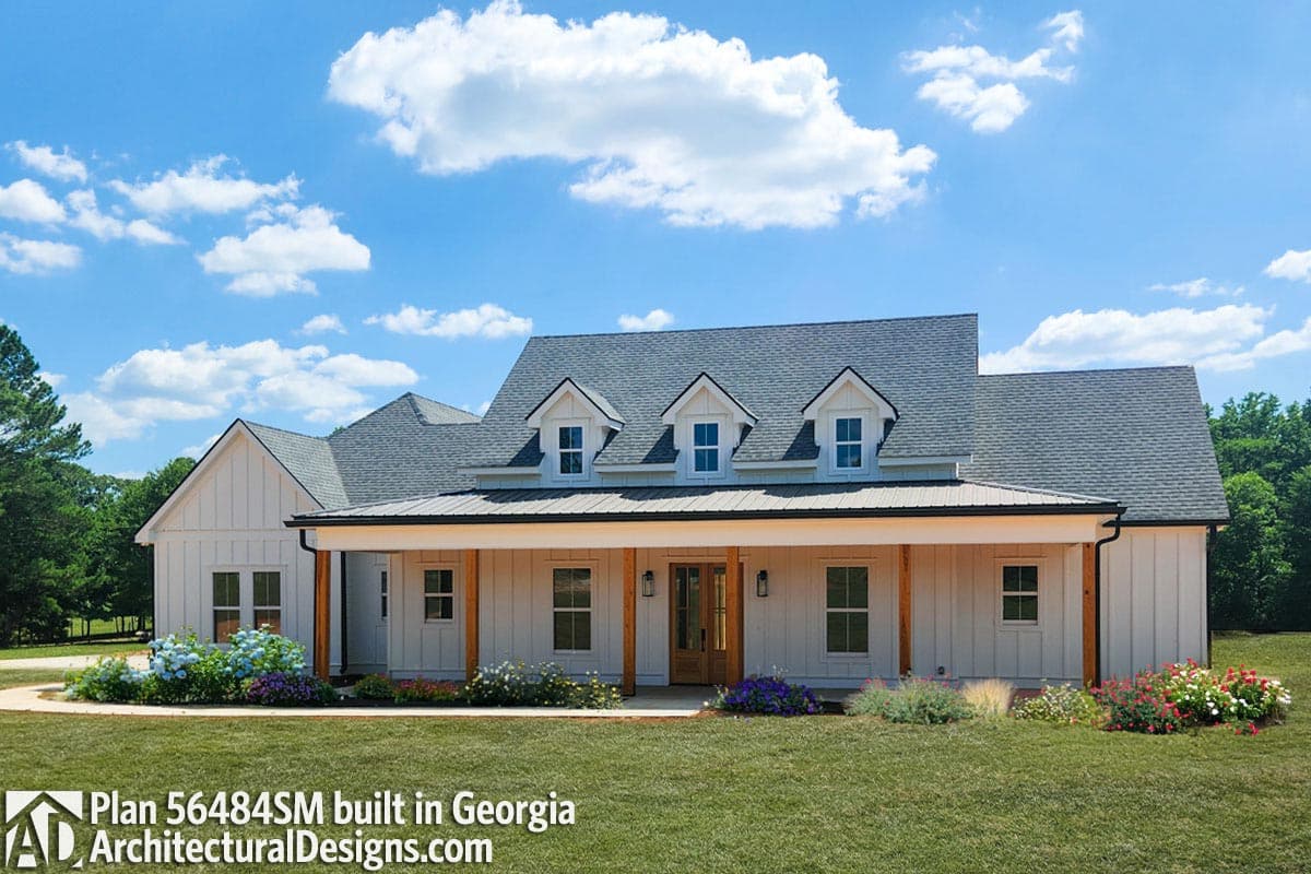 build gallery item - Modern Farmhouse Plan 56484SM Comes to Life in Georgia