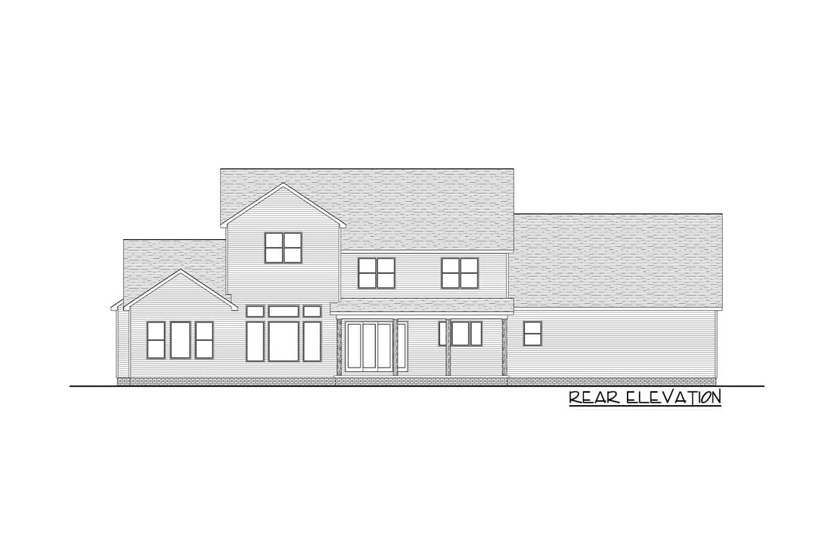 Plan 911002JVD: Modern Farmhouse Plan Under 3800 Square Feet with Massive Laundry Room - Image #5 - Country, Farmhouse, Modern Farmhouse, New American, Southern