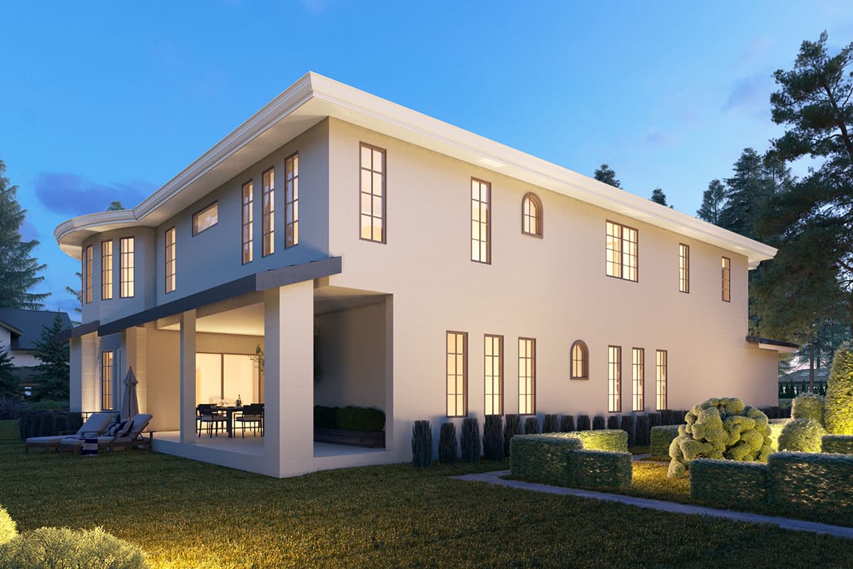 Plan 666103RAF: Luxuriously Spacious Home Plan with Lower-level ADU - Image #4 - European, Mediterranean, Transitional