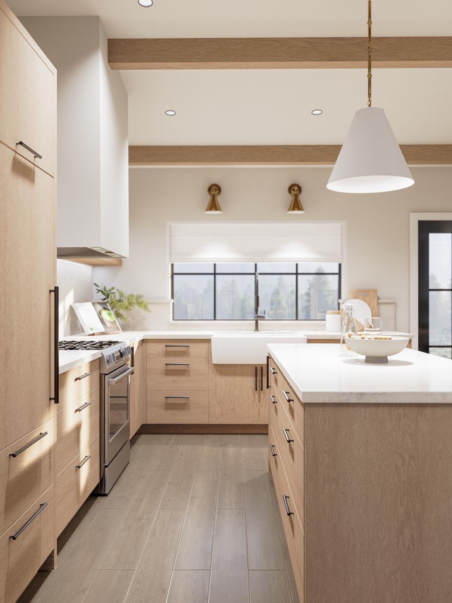 Plan 270037AF: 3-Bed Modern Cottage Designed for Mountain or Water Views - Image #5 - Cabin, Cottage, Modern, Mountain, Vacation