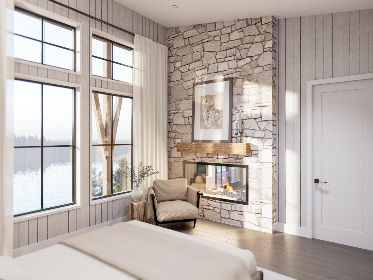 Plan 270037AF: 3-Bed Modern Cottage Designed for Mountain or Water Views - Image #8 - Cabin, Cottage, Modern, Mountain, Vacation