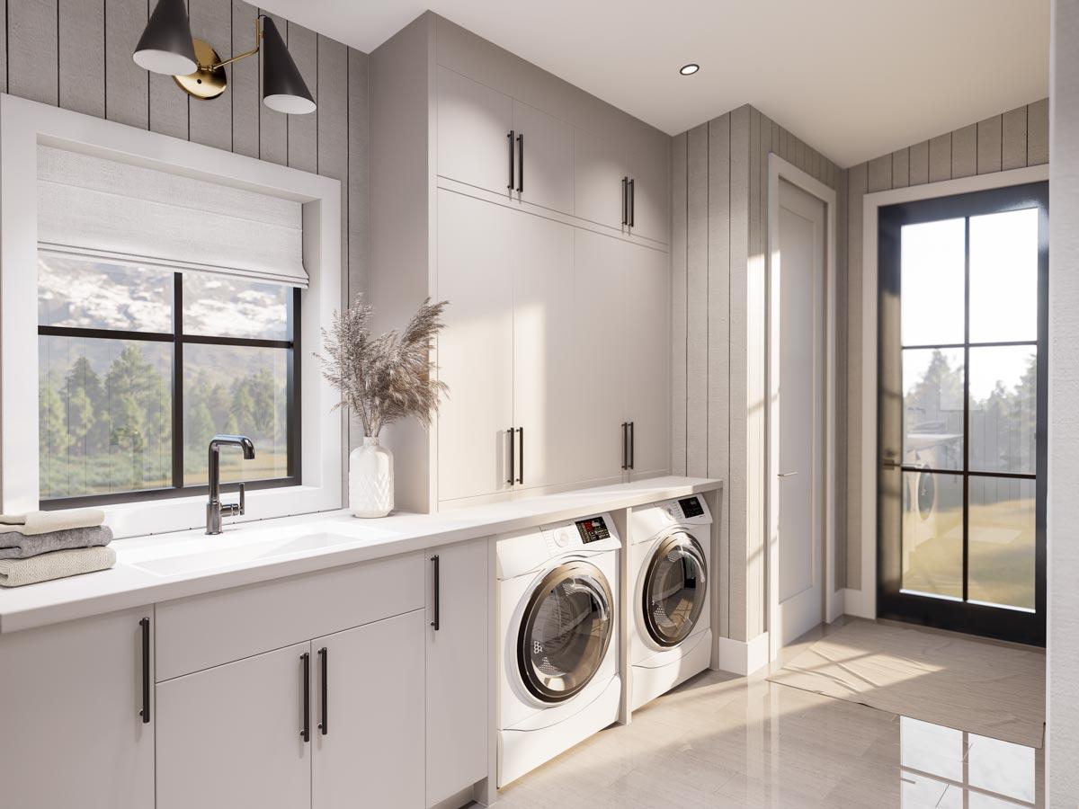 Plan 270037AF: 3-Bed Modern Cottage Designed for Mountain or Water Views - Image #9 - Cabin, Cottage, Modern, Mountain, Vacation