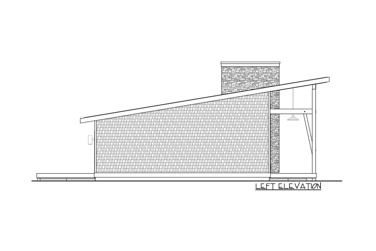 Plan 270037AF: 3-Bed Modern Cottage Designed for Mountain or Water Views - Image #12 - Cabin, Cottage, Modern, Mountain, Vacation