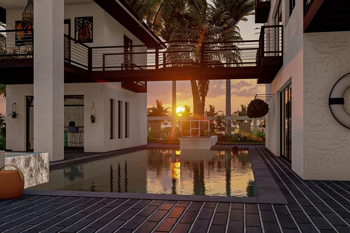 Plan 62962DJ: Amazing 3-story Coastal Living Home Plan with 2 Lanais and 3 Balconies - Image #5 - Beach, Coastal, Southern, Vacation