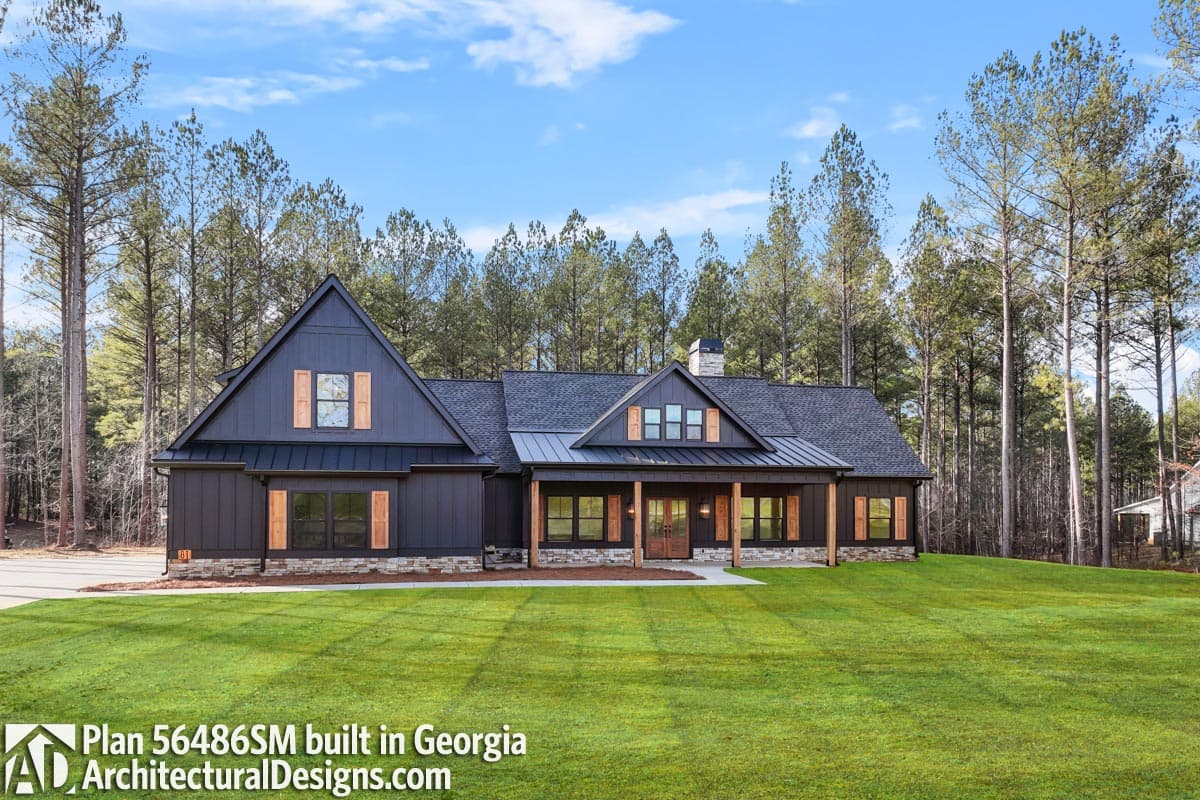 build gallery item - Modern Farmhouse Plan 56486SM Comes to Life in Georgia