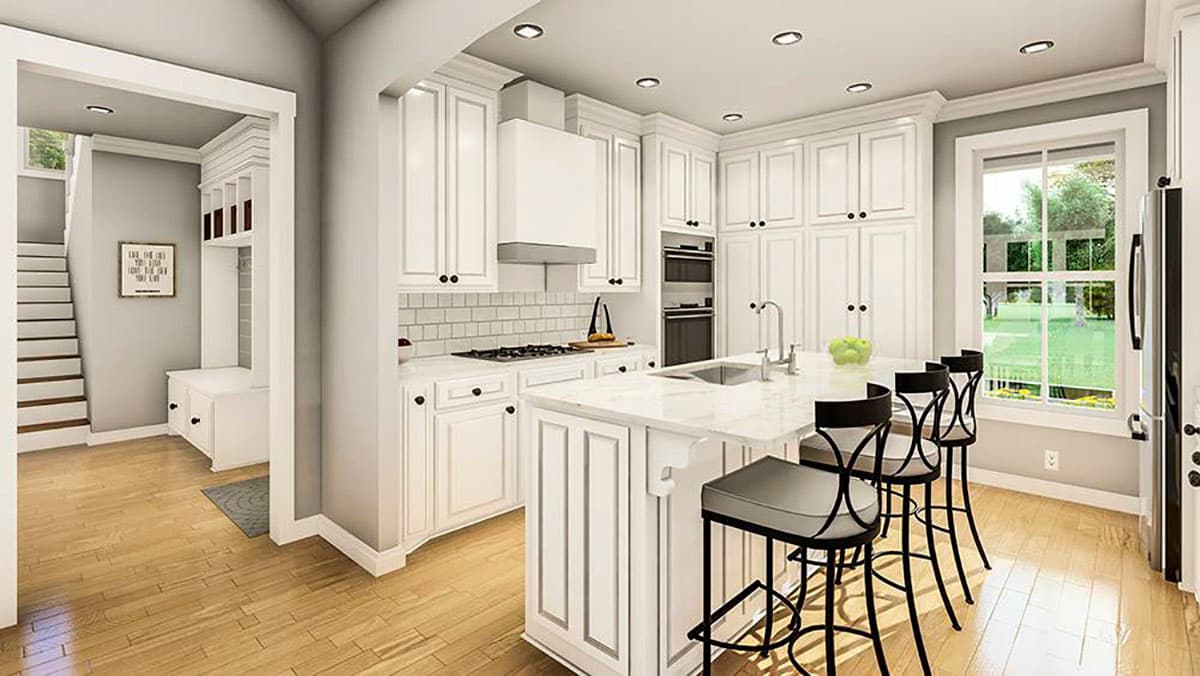 Plan 62160V: 4-Bed One-Story Modern Farmhouse Plan with Mudroom with Built-in Cubbies - Image #13 - Country, Modern Farmhouse, New American, Southern