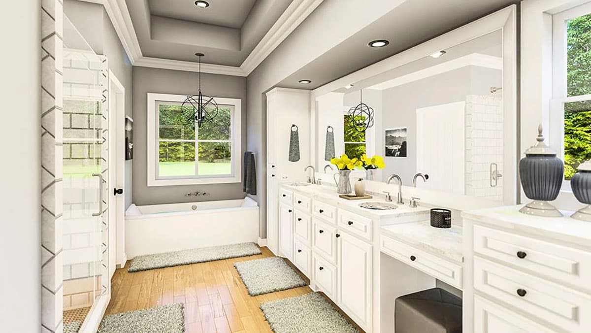 Plan 62160V: 4-Bed One-Story Modern Farmhouse Plan with Mudroom with Built-in Cubbies - Image #15 - Country, Modern Farmhouse, New American, Southern