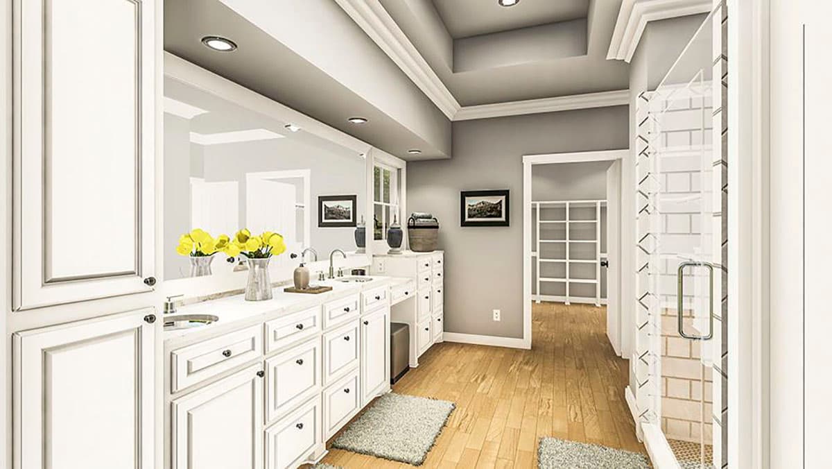 Plan 62160V: 4-Bed One-Story Modern Farmhouse Plan with Mudroom with Built-in Cubbies - Image #17 - Country, Modern Farmhouse, New American, Southern