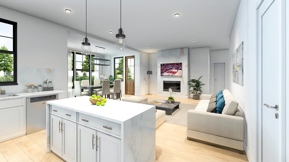 Plan 500074VV: New American Farmhouse Plan with Main-Level Master Suite - 2300 Sq Ft - Image #6 - Cottage, Country, Farmhouse, Modern Farmhouse, New American, Southern, Traditional