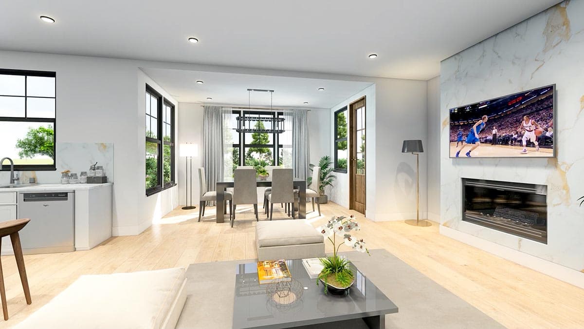 Plan 500074VV: New American Farmhouse Plan with Main-Level Master Suite - 2300 Sq Ft - Image #8 - Cottage, Country, Farmhouse, Modern Farmhouse, New American, Southern, Traditional