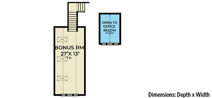 Plan 280116JWD: New American Ranch House Plan with Wrap-around Covered Patio - Floor Plan - Bonus Level - Craftsman, New American, Ranch