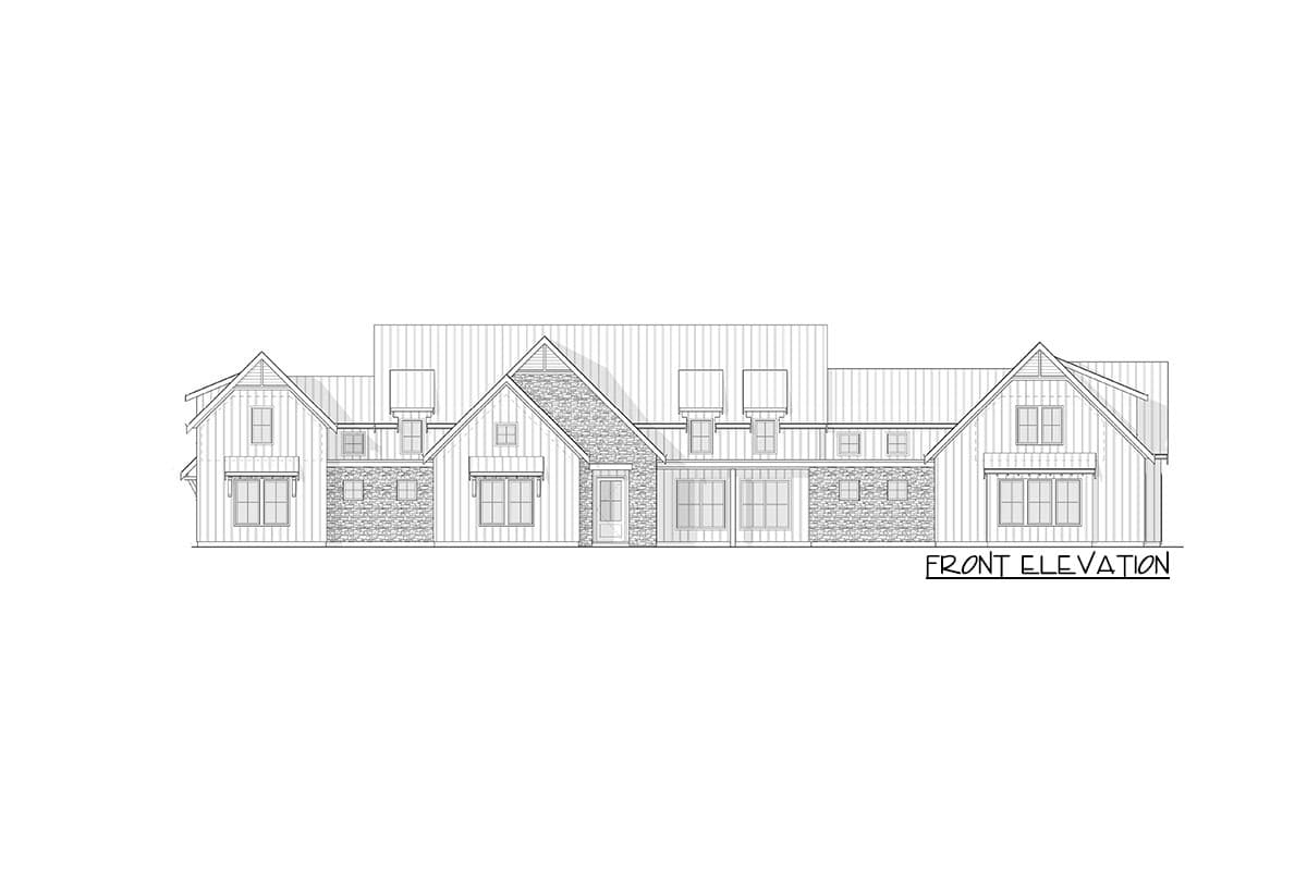 Plan 270038AF: Modern Farmhouse Plan with Cathedral Ceiling above Living Space - Image #6 - Country, Craftsman, Farmhouse, Modern Farmhouse, New American