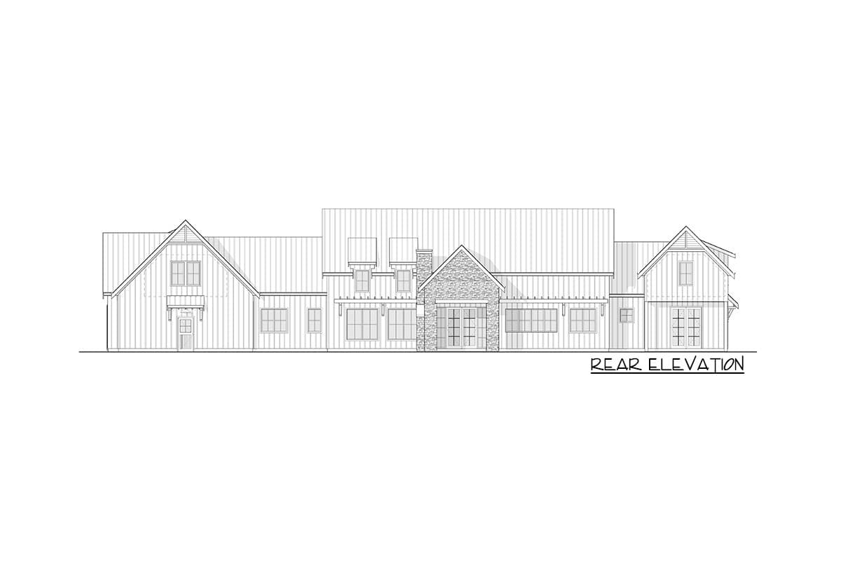 Plan 270038AF: Modern Farmhouse Plan with Cathedral Ceiling above Living Space - Image #9 - Country, Craftsman, Farmhouse, Modern Farmhouse, New American