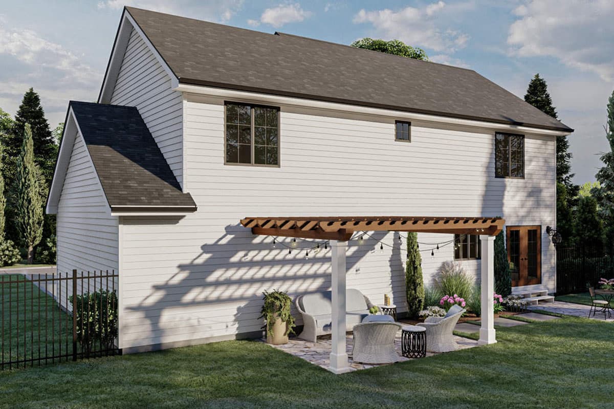 Plan 62964DJ: 3-Bed Modern Cottage House Plan with 2-Story Foyer and Family Room - Image #7 - Cottage, Country, Craftsman, New American, Northwest