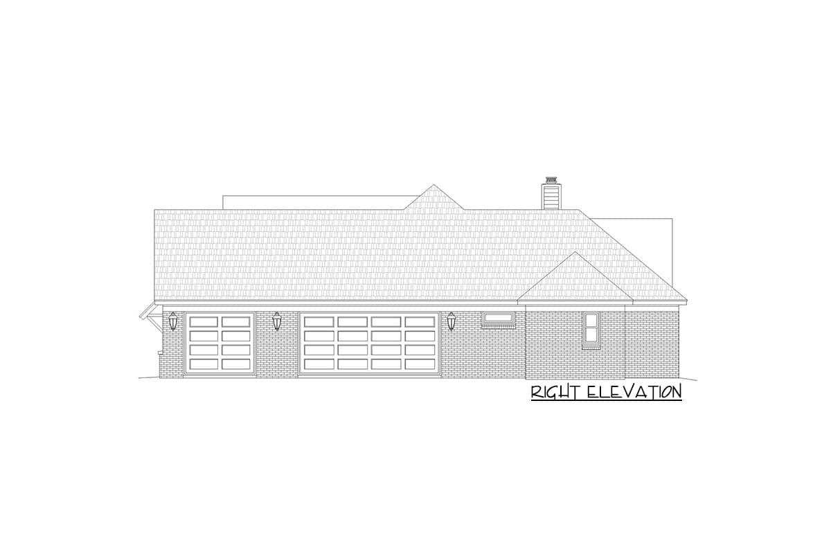 Plan 68714VR: One-level Country Home Plan with Open-concept Living Space - Image #7 - Country, Craftsman, Hill Country, Mountain, Ranch, Rustic