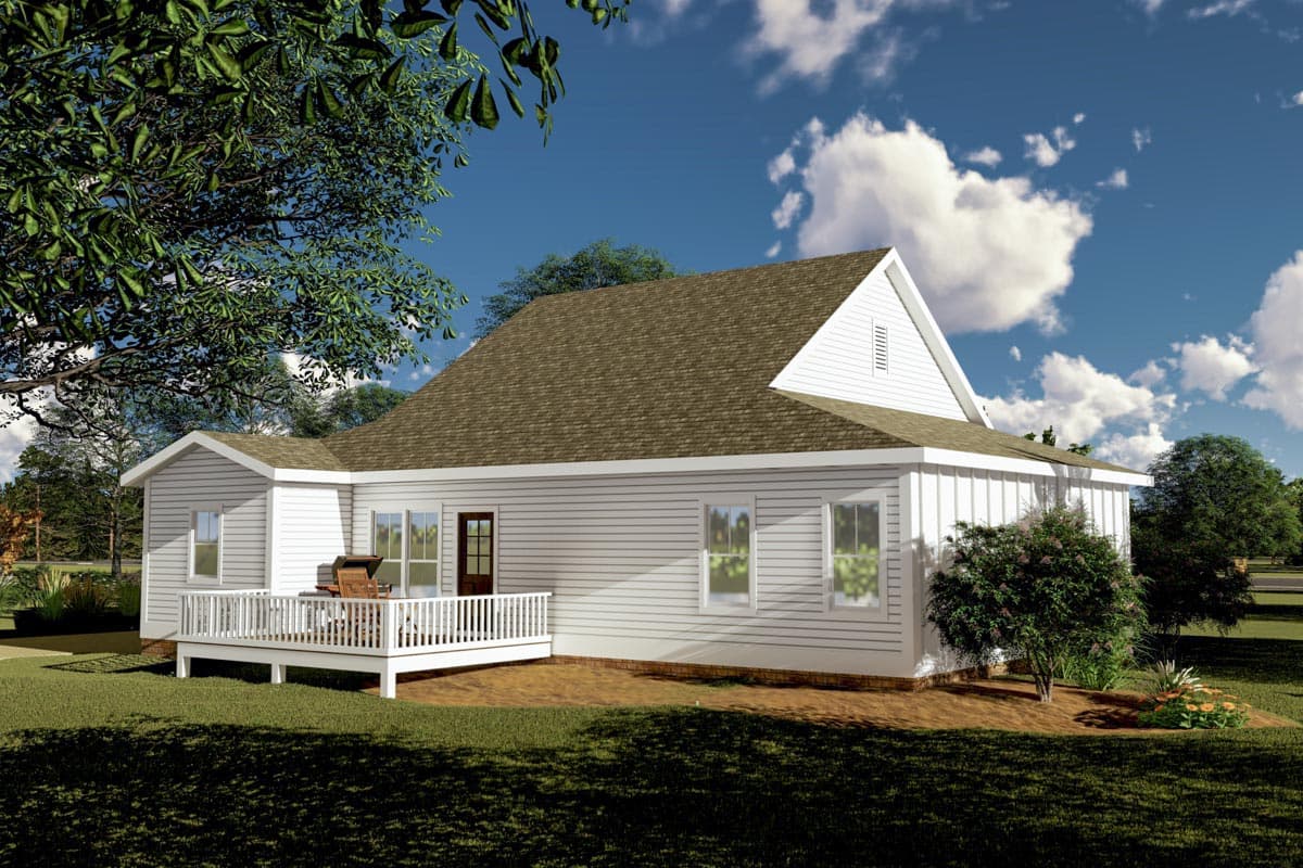 Plan 500077VV: Exclusive 3-Bed Country Cottage Plan with Split Bedrooms - Image #8 - Cottage, Country, Farmhouse, Victorian