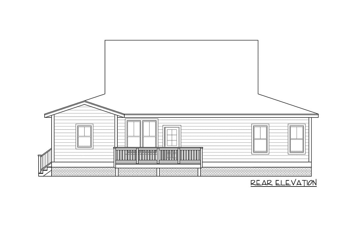 Plan 500077VV: Exclusive 3-Bed Country Cottage Plan with Split Bedrooms - Image #13 - Cottage, Country, Farmhouse, Victorian