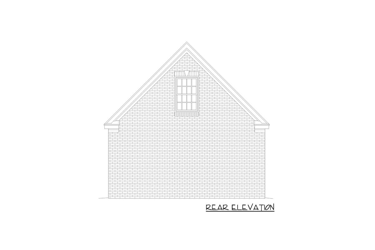 Plan 68720VR: 2-Car Detached Garage with Man Cave Space Above - Image #4