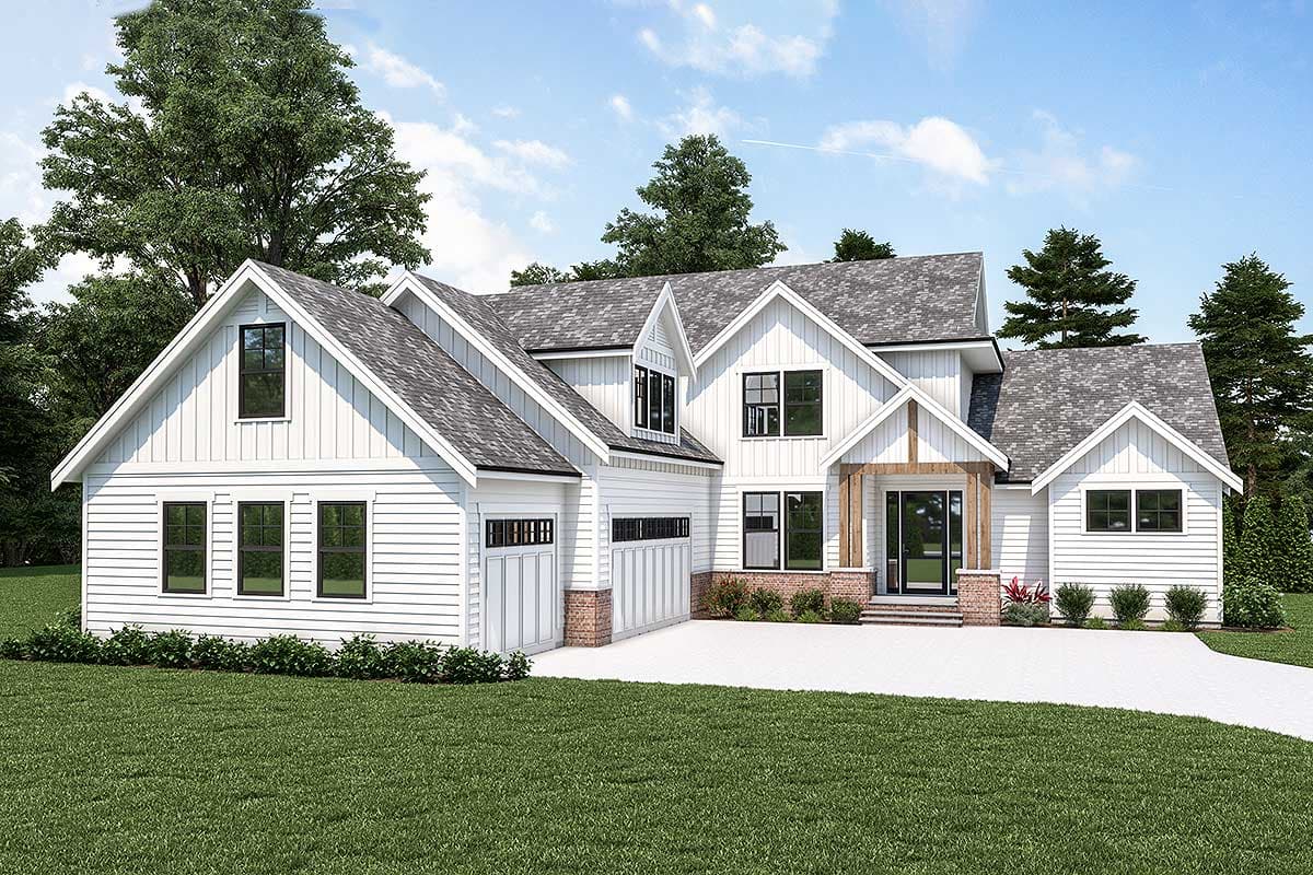 Plan 280117JWD: Country Craftsman Plan with Main-floor Master Bedroom - Image #4 - Country, Craftsman, Mountain, New American, Northwest