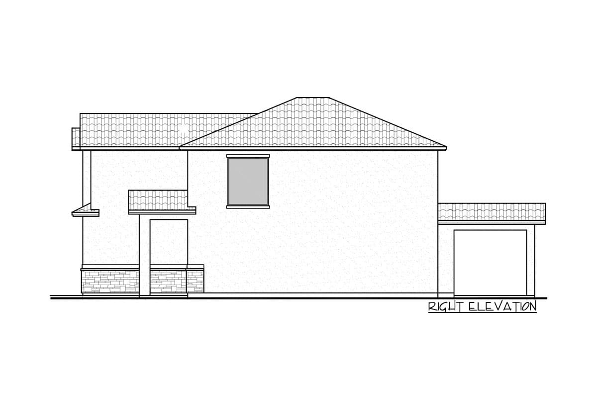 Plan 370023SEN: Two-story European House Plan with Open Living Space - Image #6 - Contemporary, European, Mediterranean