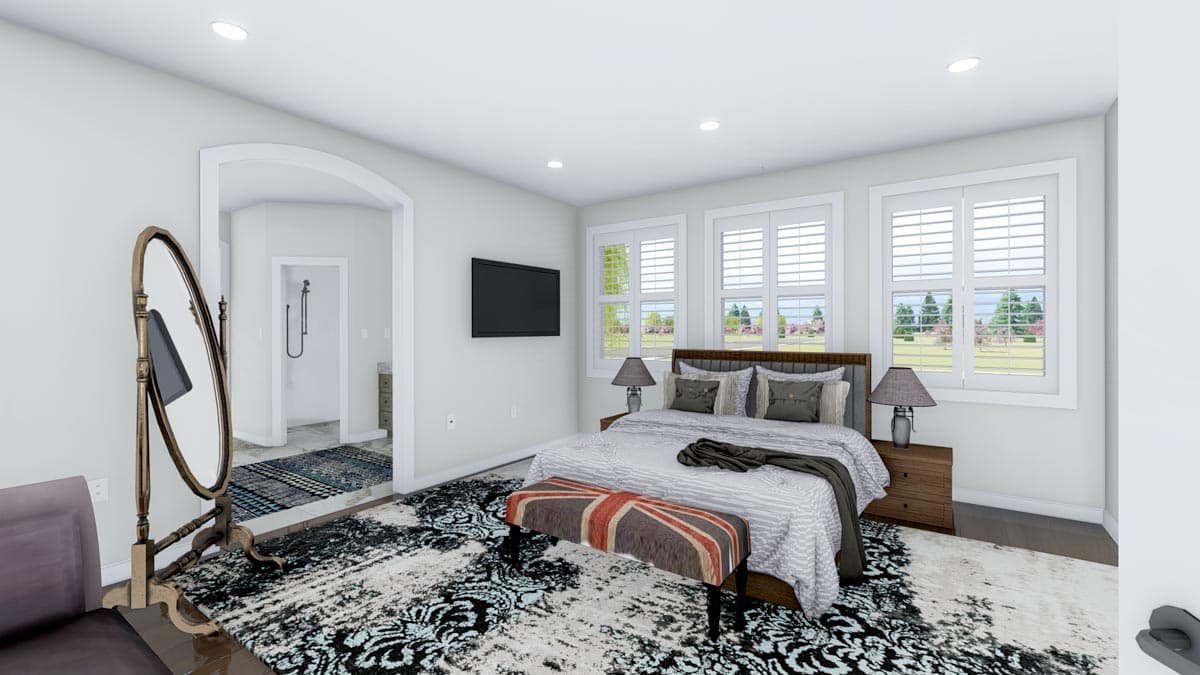 Plan 61369UT: Craftsman Ranch House Plan with Lower-level 3-Bed Apartment - Image #24 - Craftsman, Mountain, Ranch