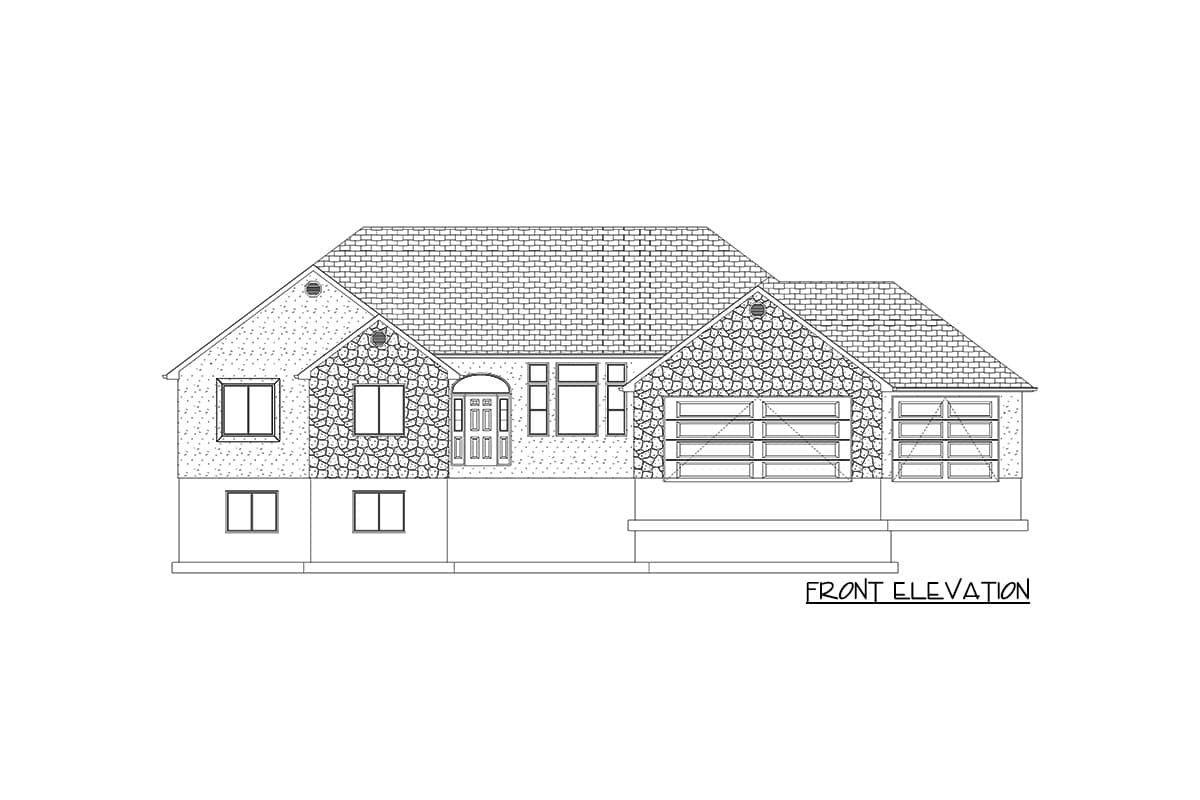 Plan 61370UT: Mountain Ranch Home Plan with Multi-generational Option to Finish Basement - Image #34 - Mountain, Ranch, Traditional