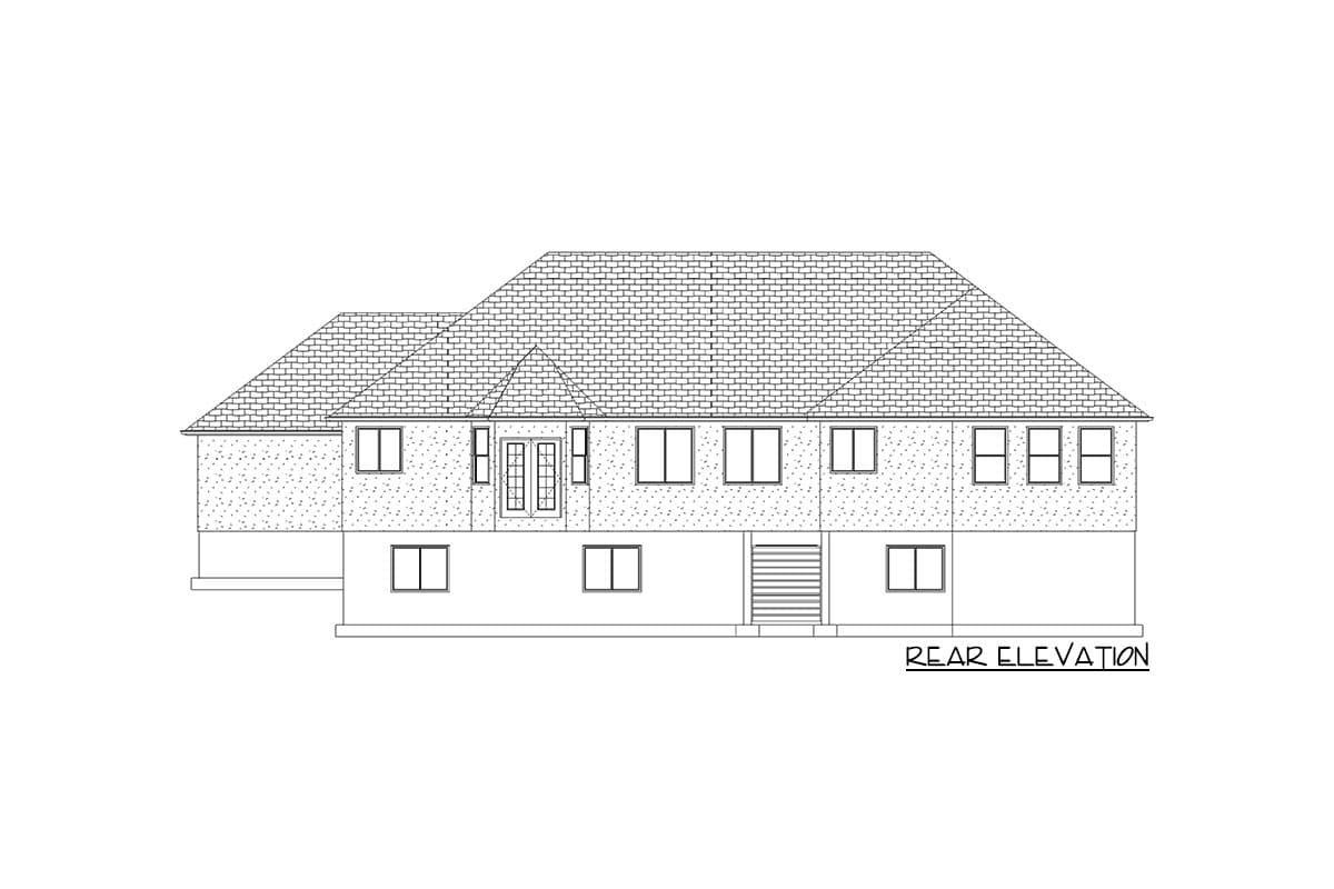 Plan 61370UT: Mountain Ranch Home Plan with Multi-generational Option to Finish Basement - Image #36 - Mountain, Ranch, Traditional