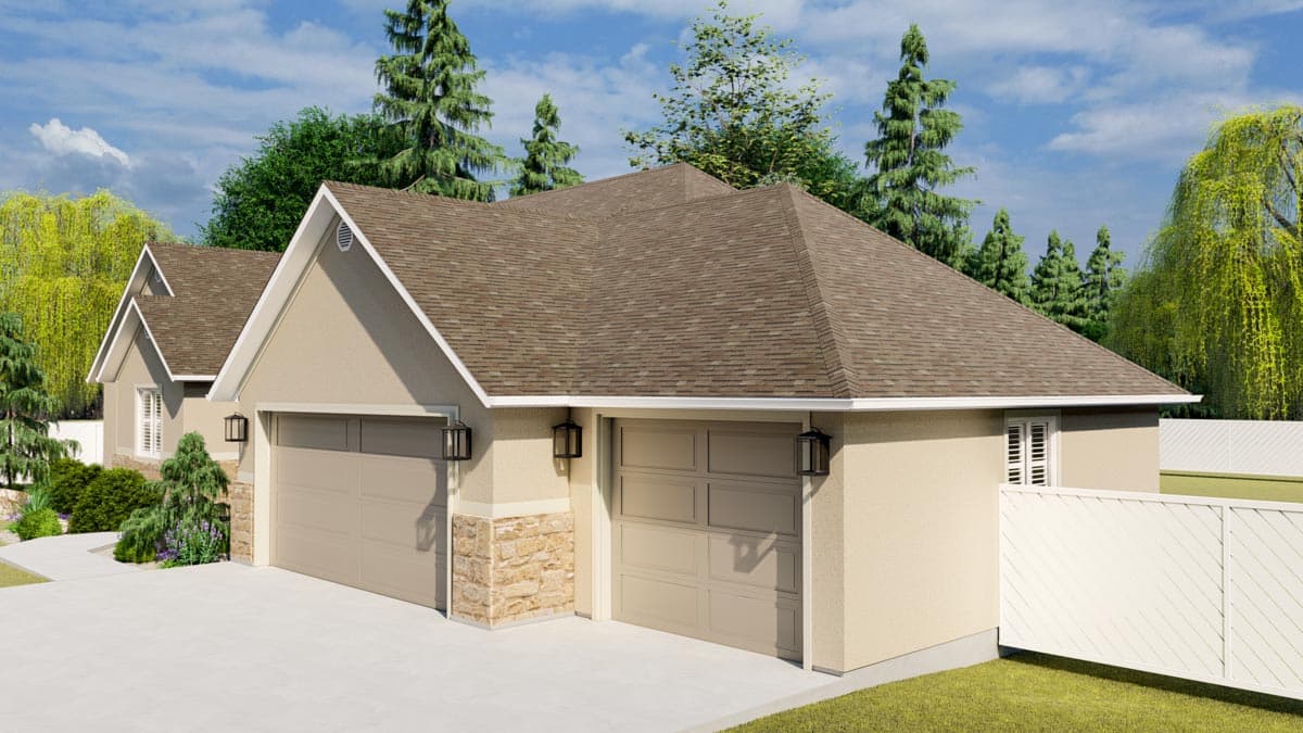 Plan 61370UT: Mountain Ranch Home Plan with Multi-generational Option to Finish Basement - Image #12 - Mountain, Ranch, Traditional
