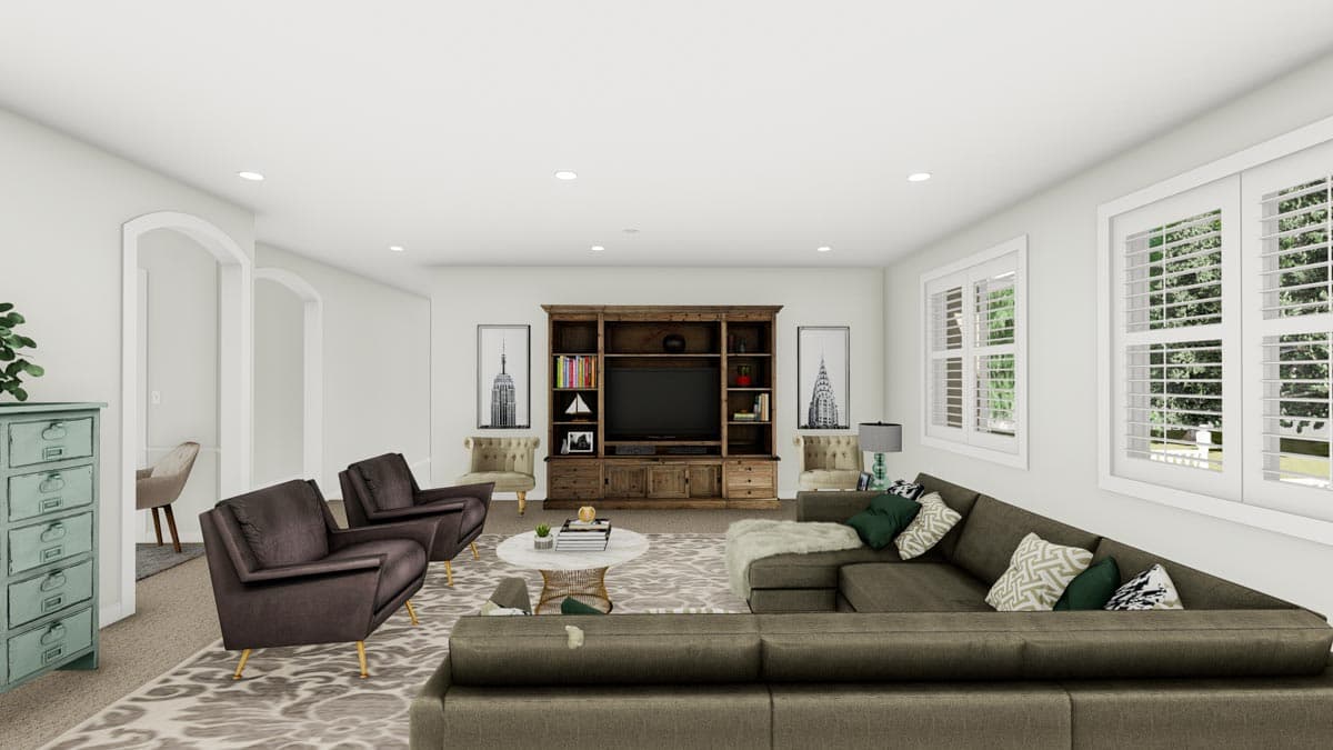 Plan 61370UT: Mountain Ranch Home Plan with Multi-generational Option to Finish Basement - Image #20 - Mountain, Ranch, Traditional