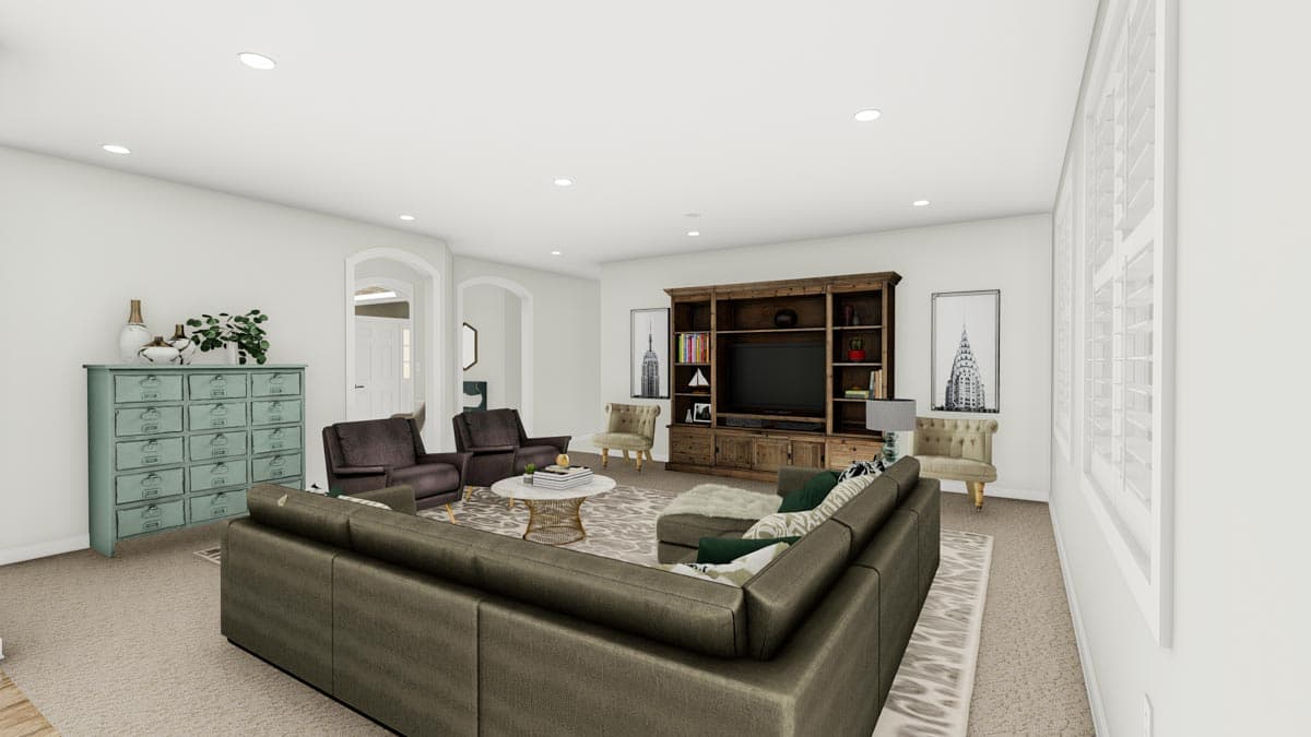 Plan 61370UT: Mountain Ranch Home Plan with Multi-generational Option to Finish Basement - Image #21 - Mountain, Ranch, Traditional
