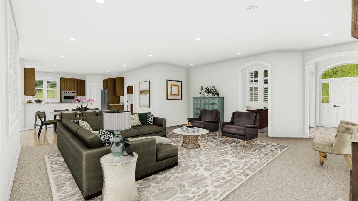 Plan 61370UT: Mountain Ranch Home Plan with Multi-generational Option to Finish Basement - Image #22 - Mountain, Ranch, Traditional