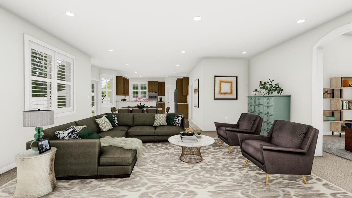 Plan 61370UT: Mountain Ranch Home Plan with Multi-generational Option to Finish Basement - Image #23 - Mountain, Ranch, Traditional