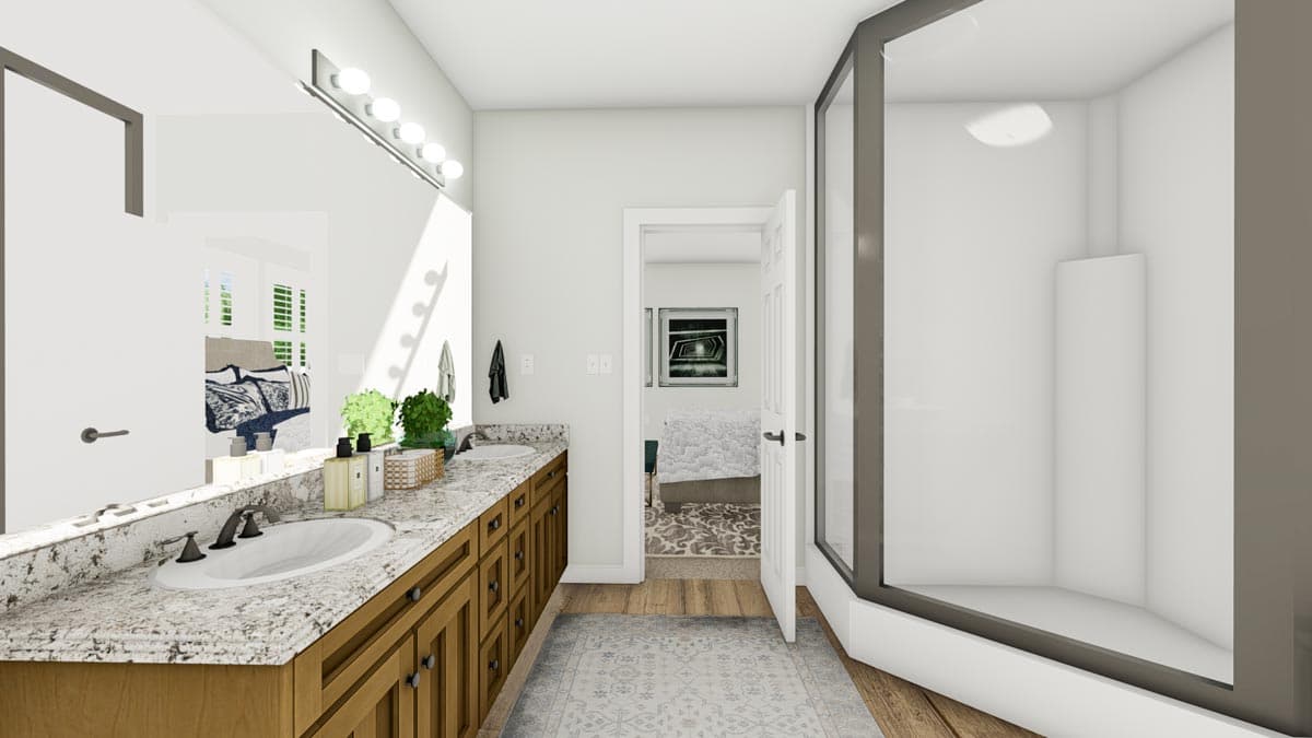 Plan 61370UT: Mountain Ranch Home Plan with Multi-generational Option to Finish Basement - Image #33 - Mountain, Ranch, Traditional