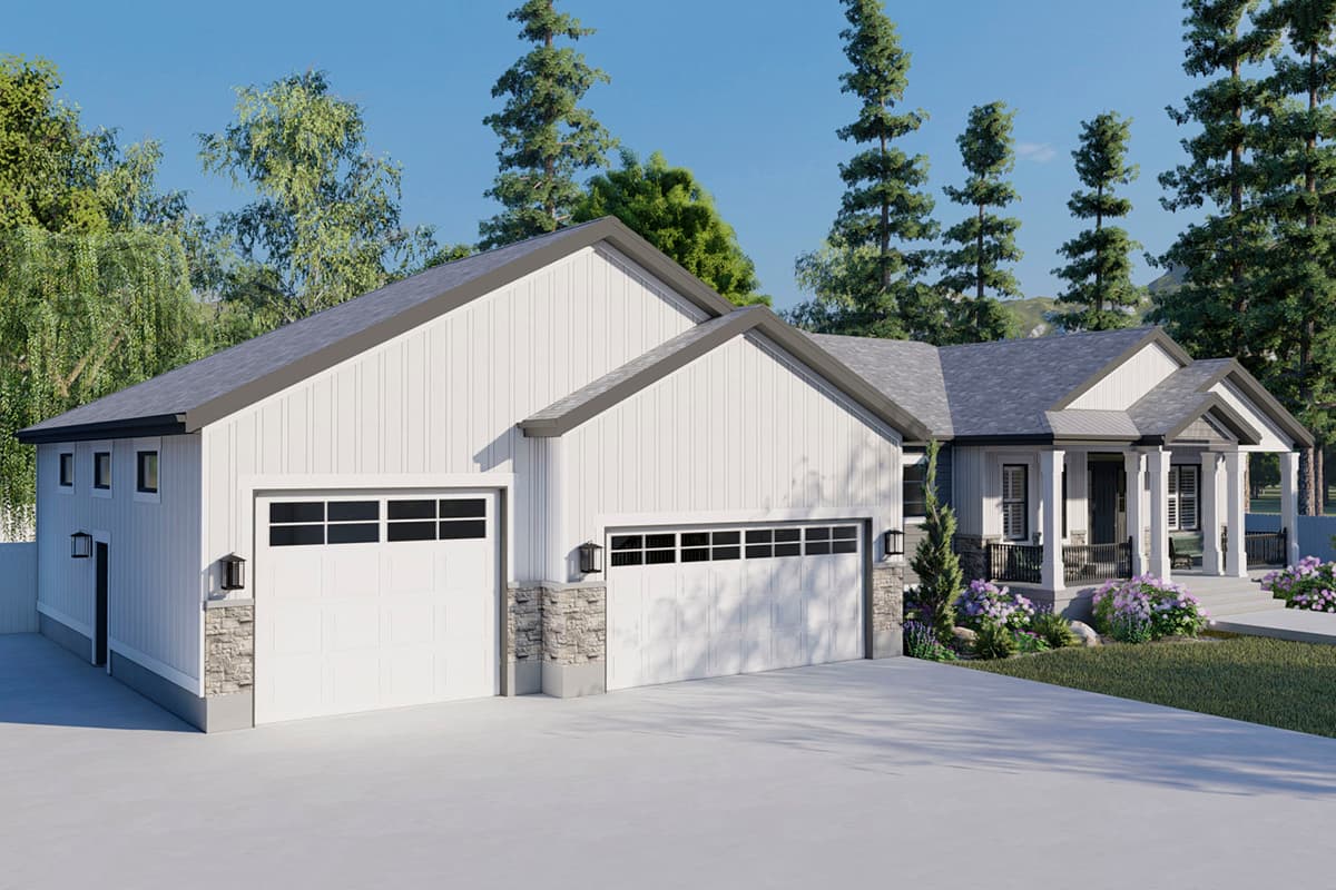 Plan 61371UT: One-level Home Plan with Option to Finish Basement - Image #7 - Craftsman, Ranch, Traditional