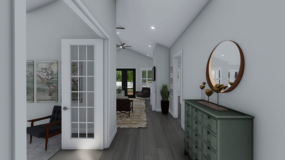 Plan 61371UT: One-level Home Plan with Option to Finish Basement - Image #8 - Craftsman, Ranch, Traditional