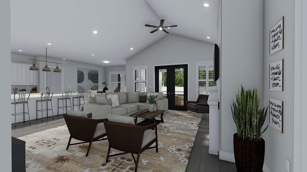 Plan 61371UT: One-level Home Plan with Option to Finish Basement - Image #12 - Craftsman, Ranch, Traditional
