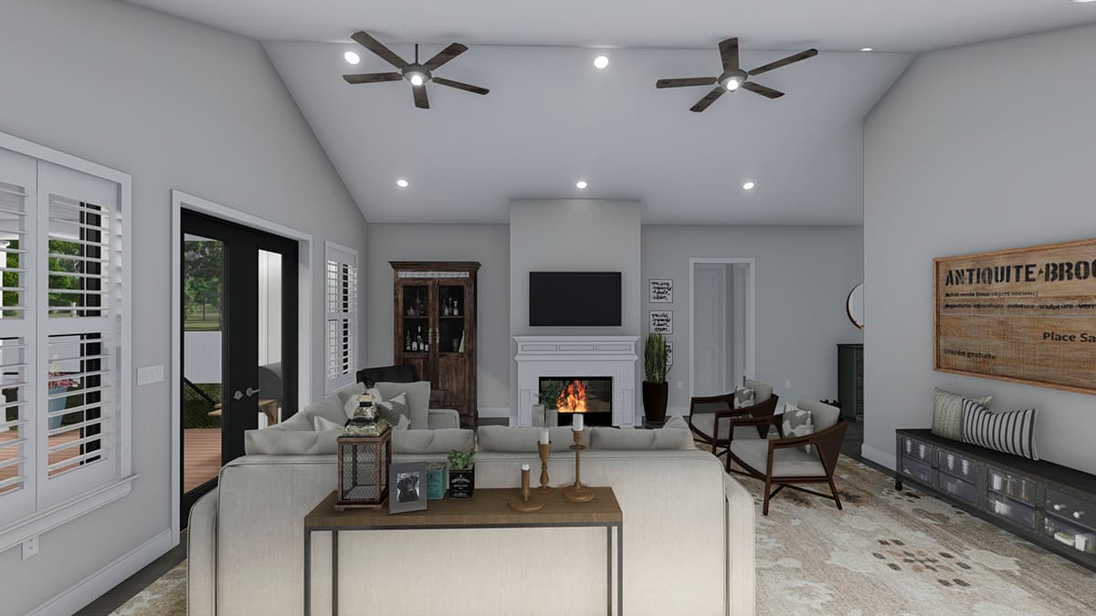 Plan 61371UT: One-level Home Plan with Option to Finish Basement - Image #14 - Craftsman, Ranch, Traditional